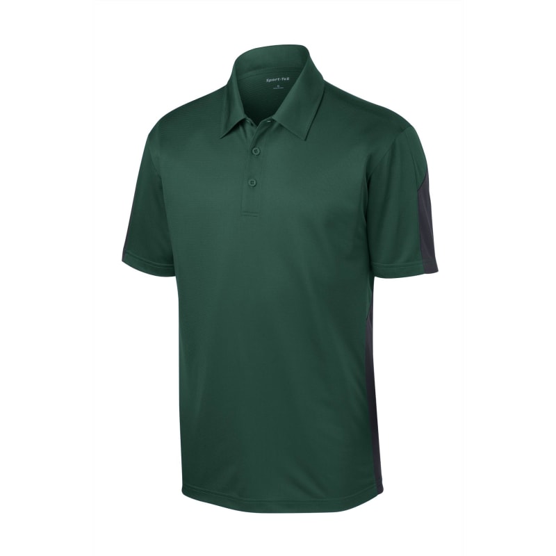 Sport-Tek PosiCharge Active Textured Colorblock Polo. 46