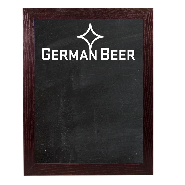 Oak Frame Wall Chalkboard 12"w x 18"h
