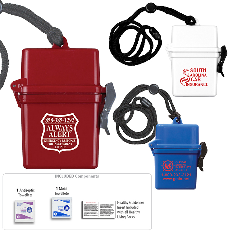 "EZ CARRY KIT 1" 9 Piece First Aid Kit In Nine Components Inserted Into Hard Plastic Hinged Top Wate 7