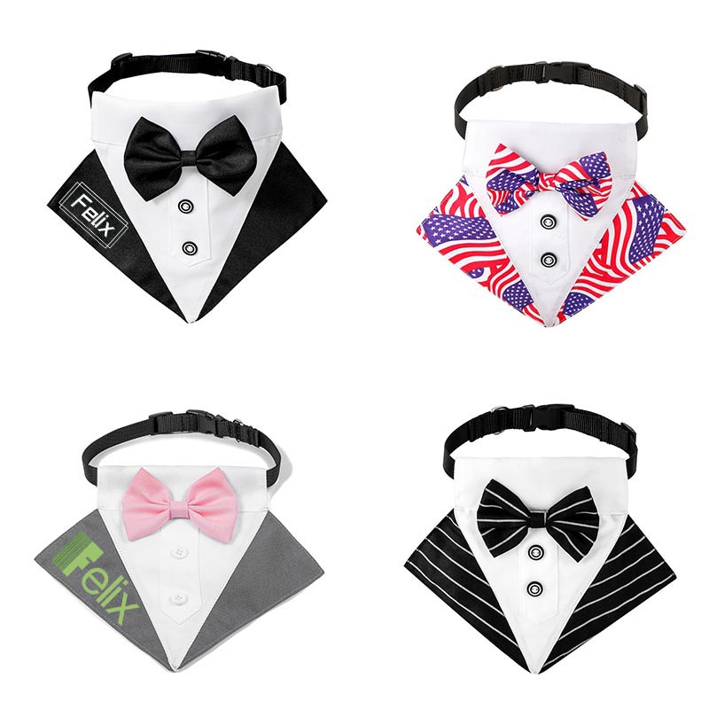 Dog Bandana Pet Triangle Bibs Scarfs 4