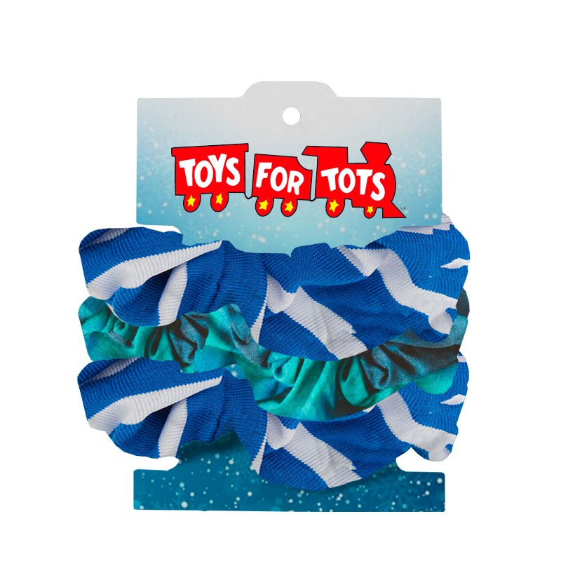 Full-Color 3 Scrunchies on Packaging Tree