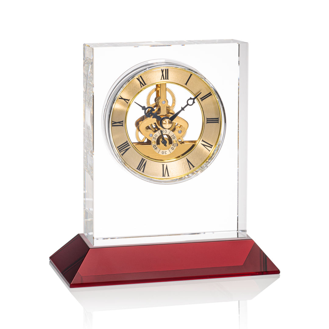 Ashland Clock on Base - Gold Dial 7