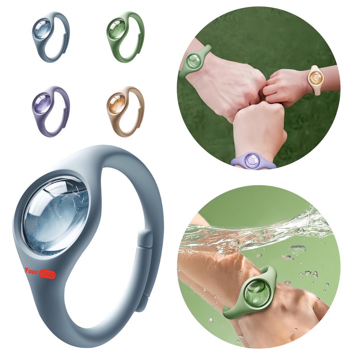 Herbal Fragrant Mosquito Repellent Wristband 3