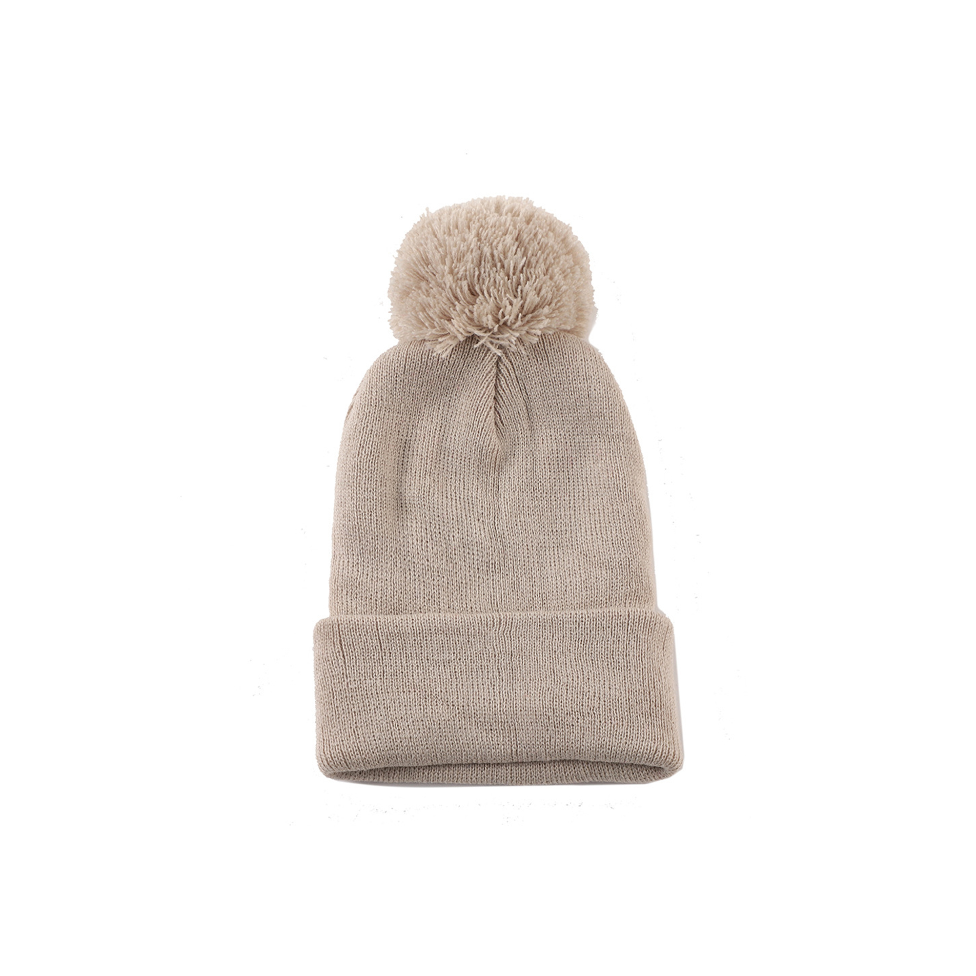 Knit Beanie With Pom Pom 16