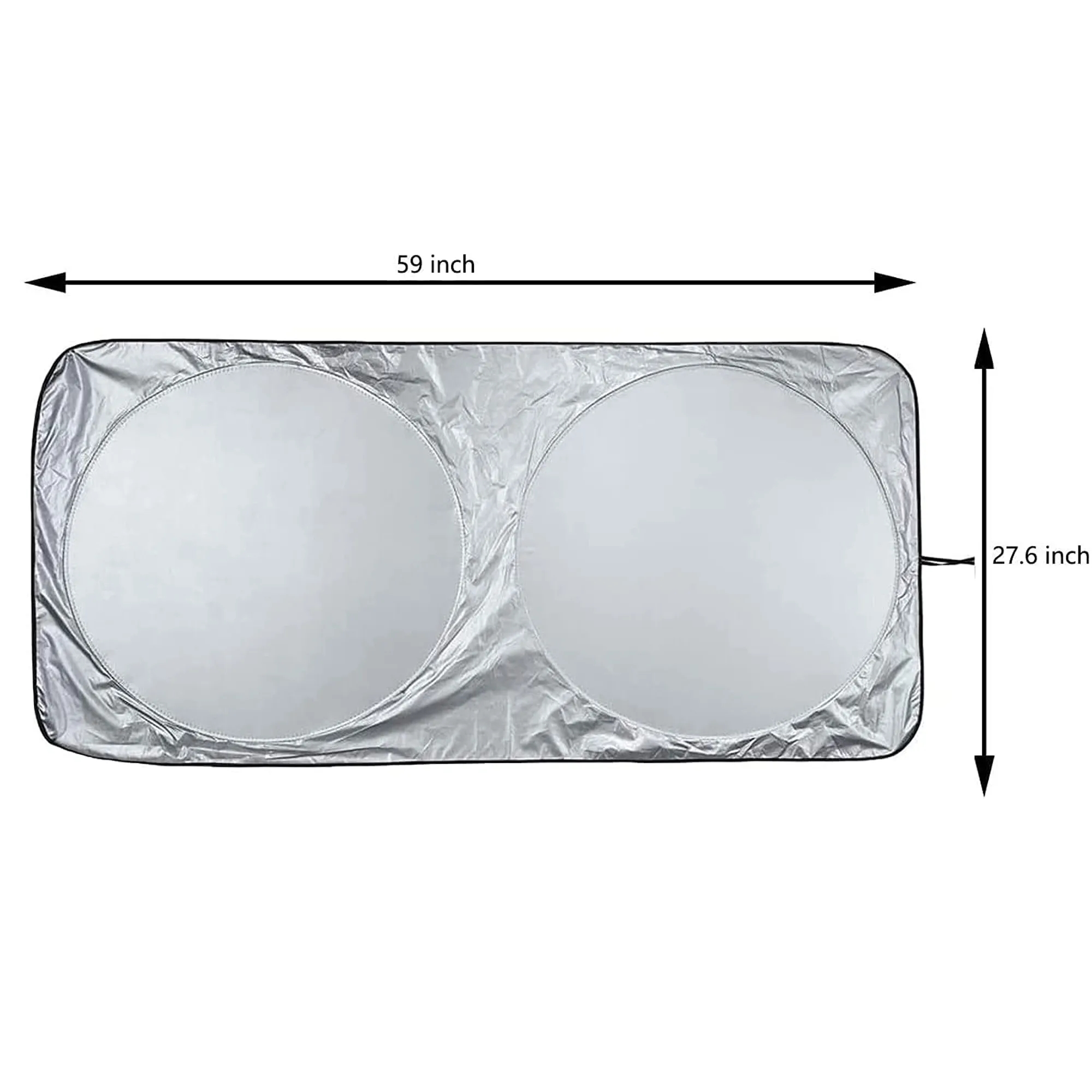 Car Sun Shade with Storage Pouch 3