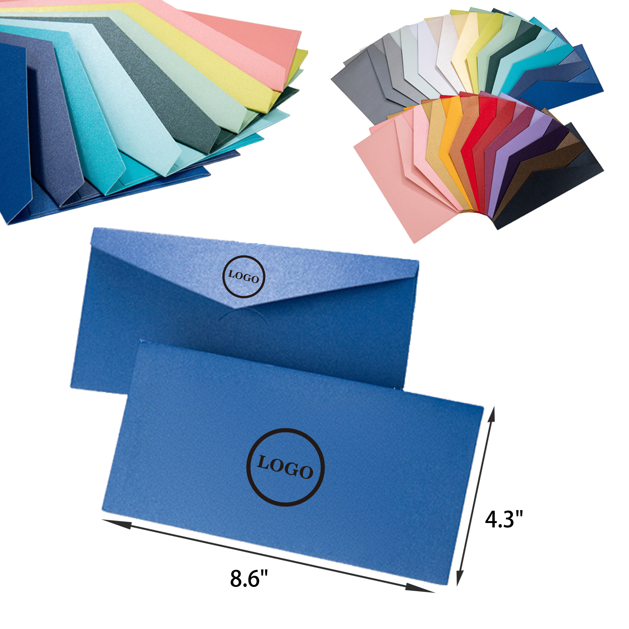 MOQ 50 PCS Durable Colorful Envelope Greeting Card 2