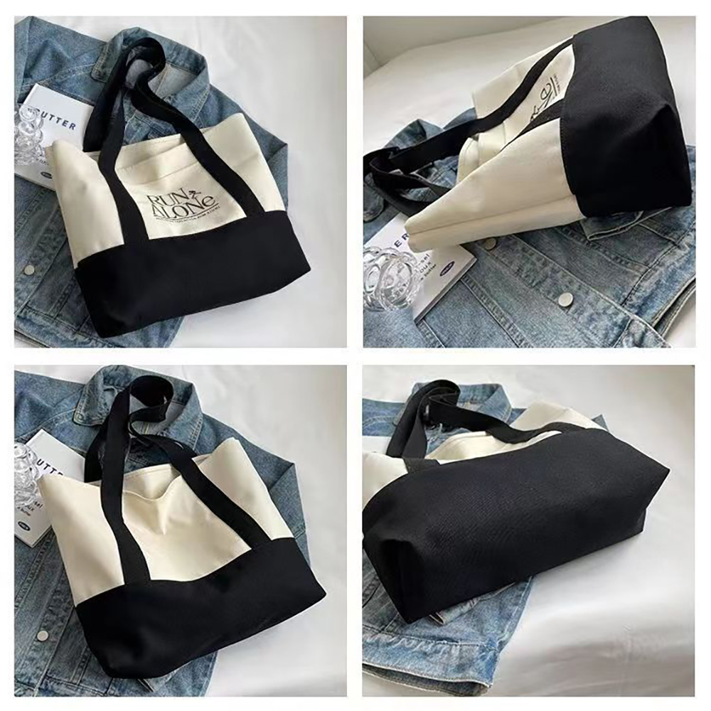 Trimmed canvas tote bag 7
