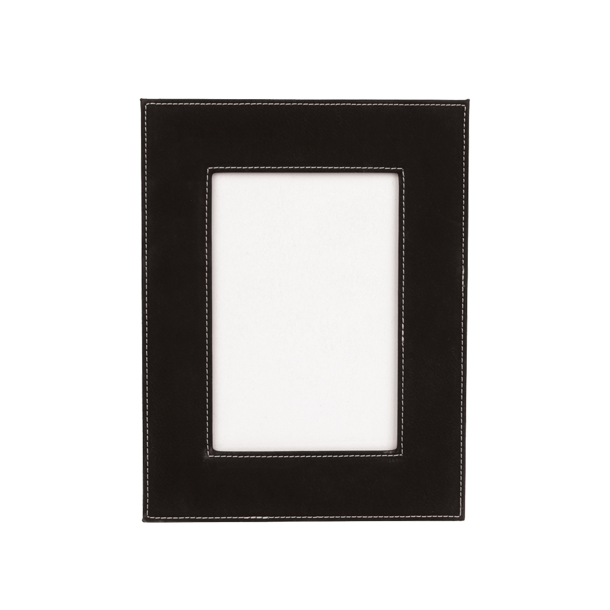 4" x 6" Black & Silver Leatherette Photo Frame 3