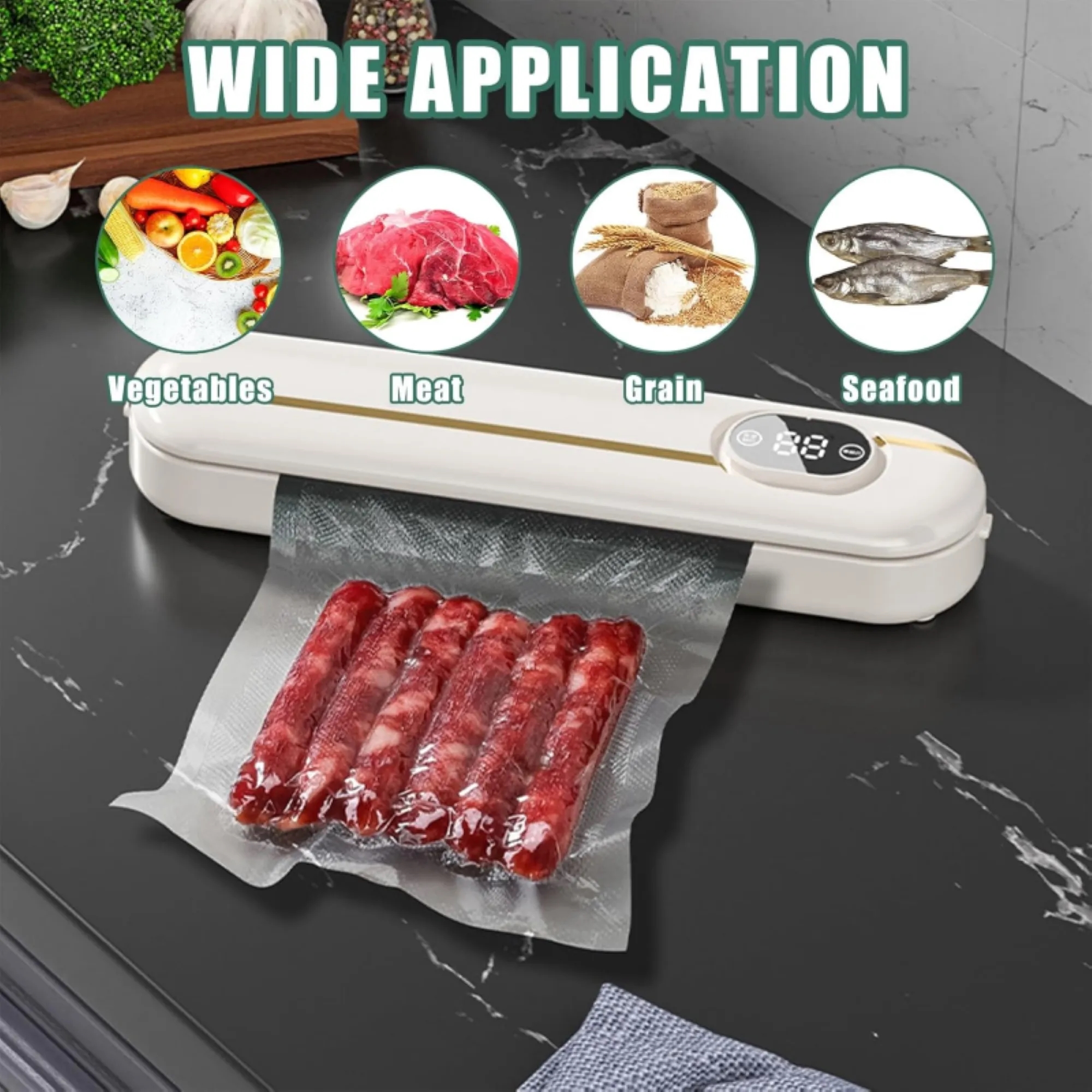 Continuous-Use Spill-Proof Home Vacuum Sealer 2