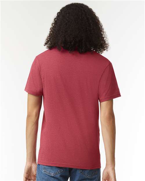 Unisex CVC V-Neck Tee - 2006CVC 20