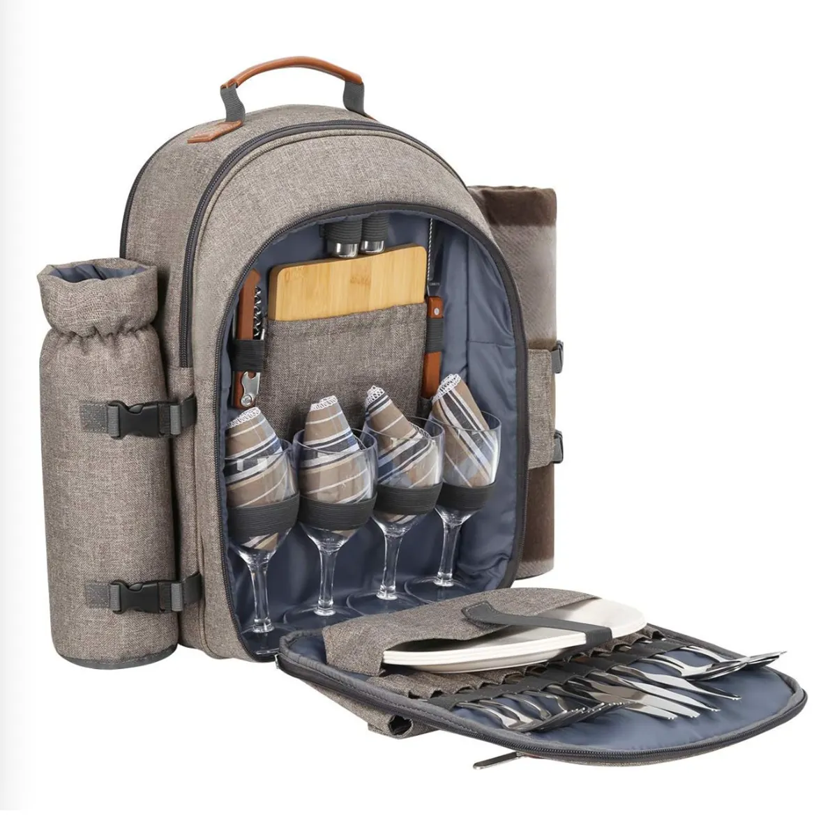 Leakproof Insulated Cooler Picnic Backpack All-Over Printing 5