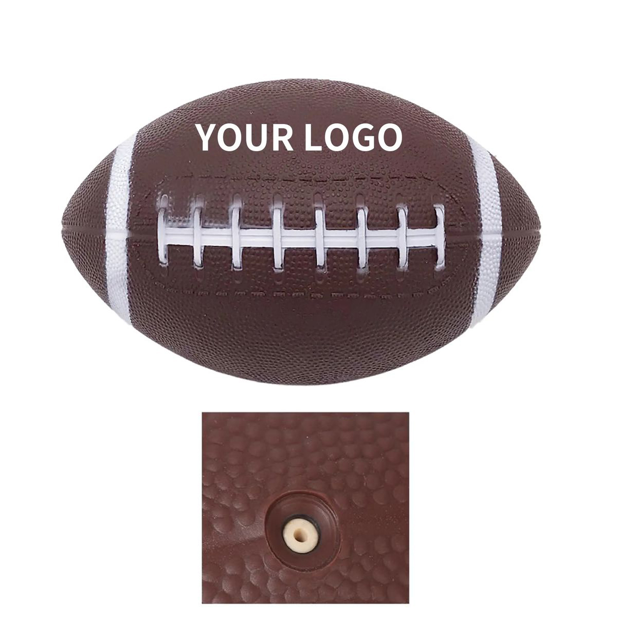 PU Leather Size 9 Rugby Ball with Strong Grip 2