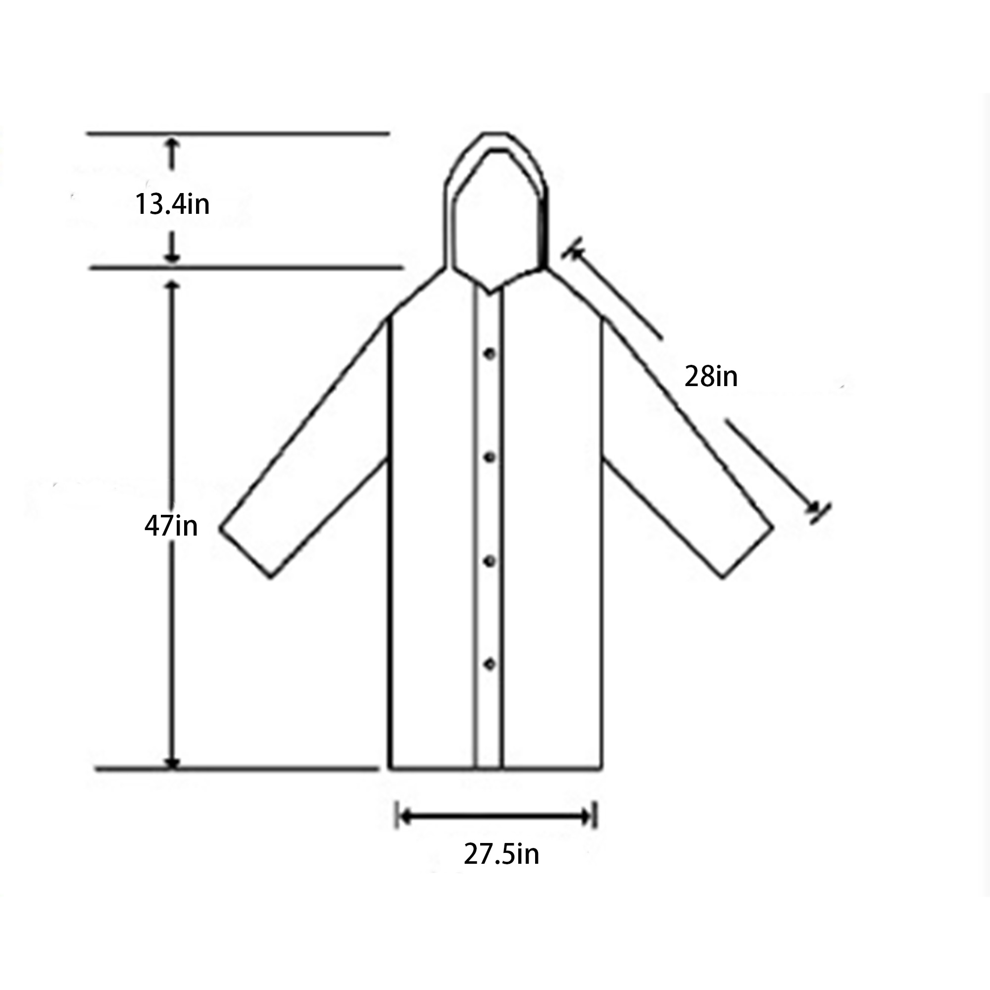 EVA Adult Long Raincoat 3