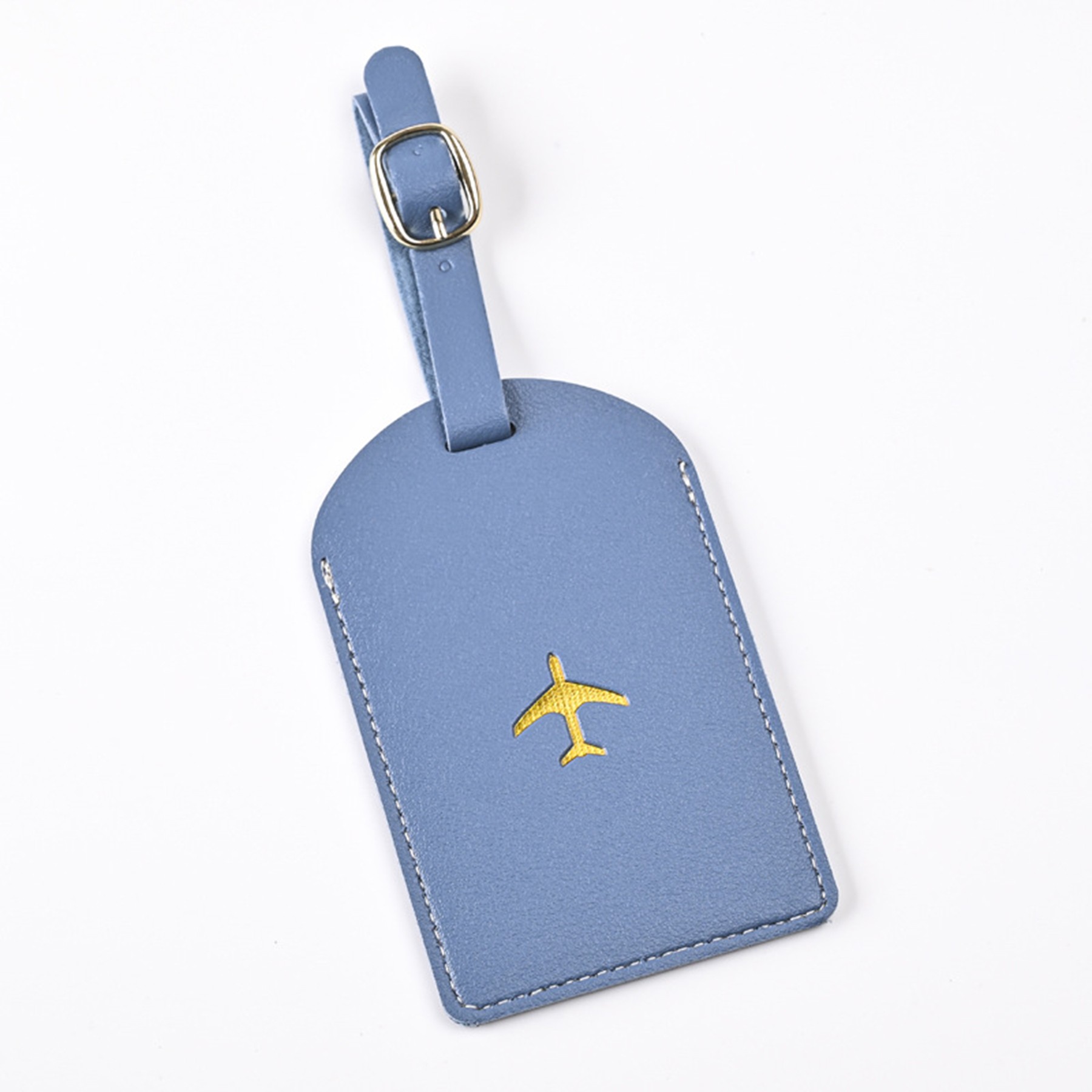 PU Leather Stamping Aircraft Boarding Pass Hanging Tag 11