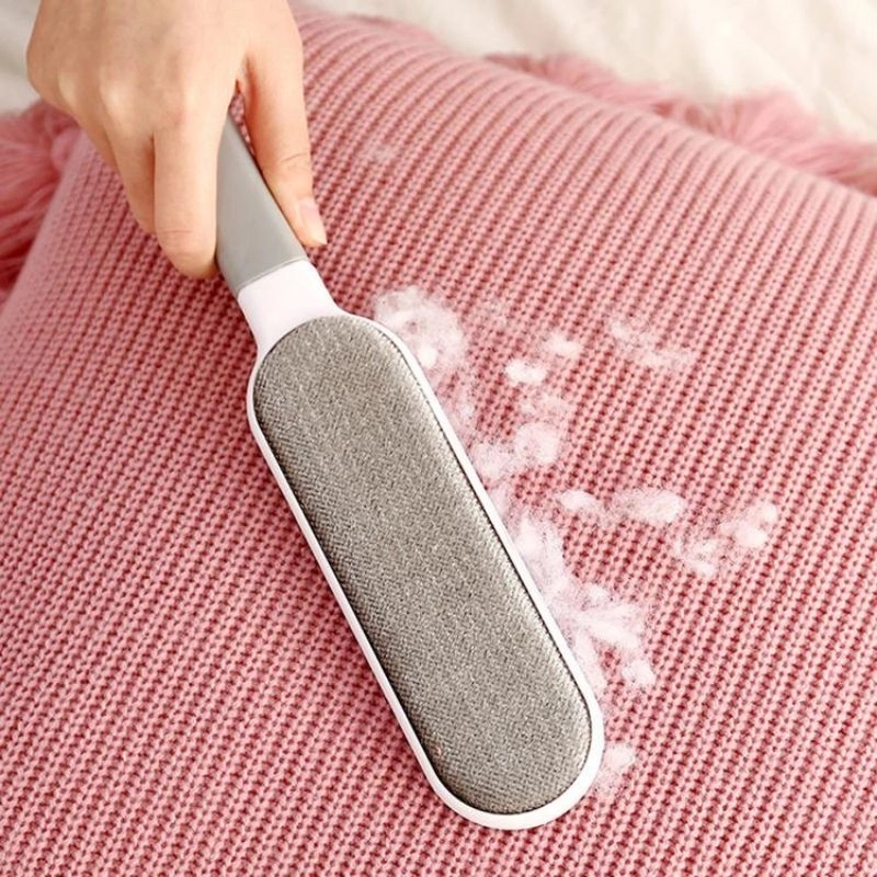 Double-Sided Reusable Pet Hair Removal Brush 16