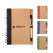 FSC® Mix 5" x 7" Eco Spiral Notebook with Pen 29