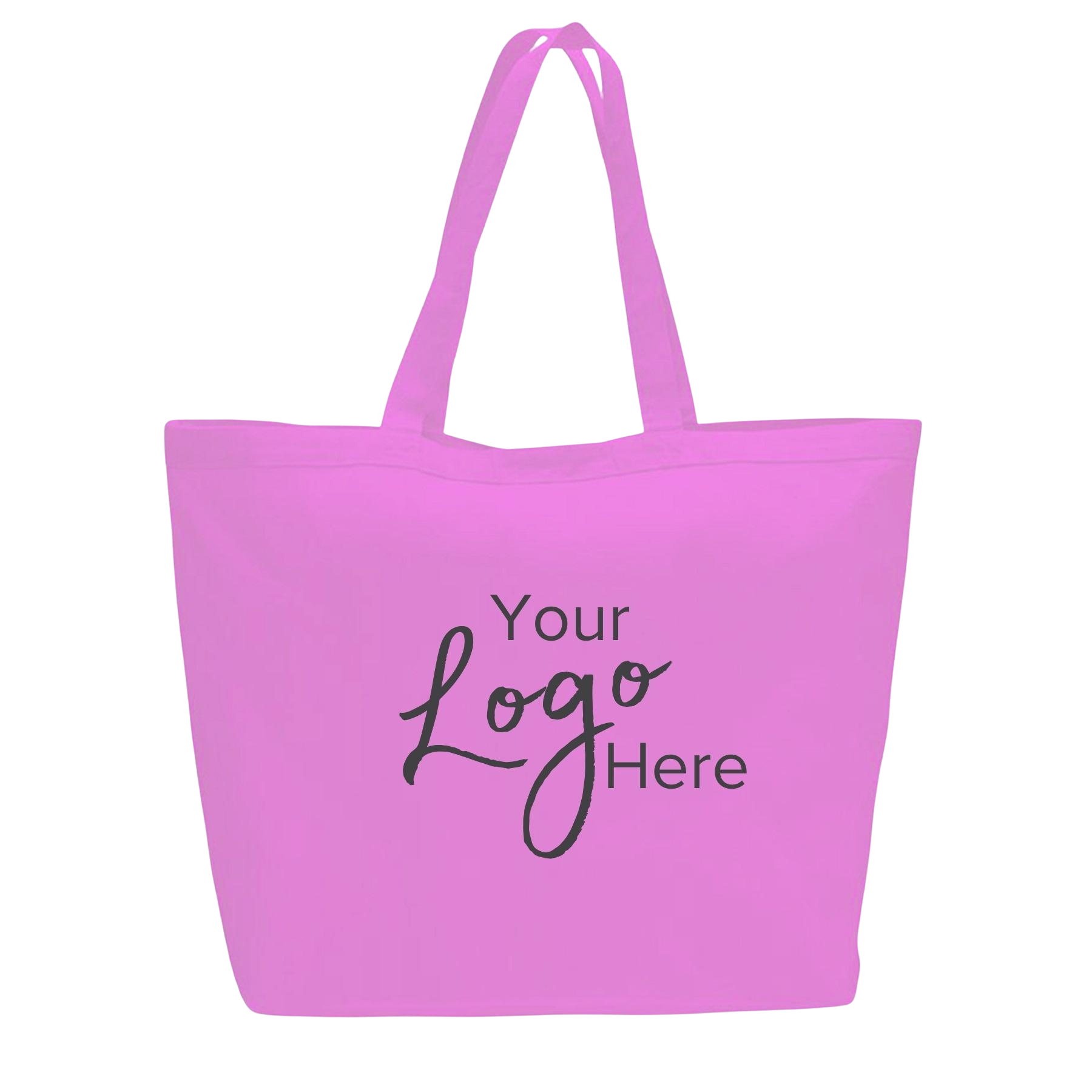 Canvas Tote Bag 23" W x 17" H with 6" Gusset, custom tote bag with logo imprint 3