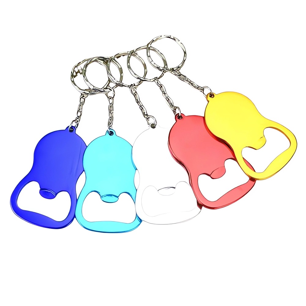 Gourd Shaped Bottle Opener W/ Key chain 1