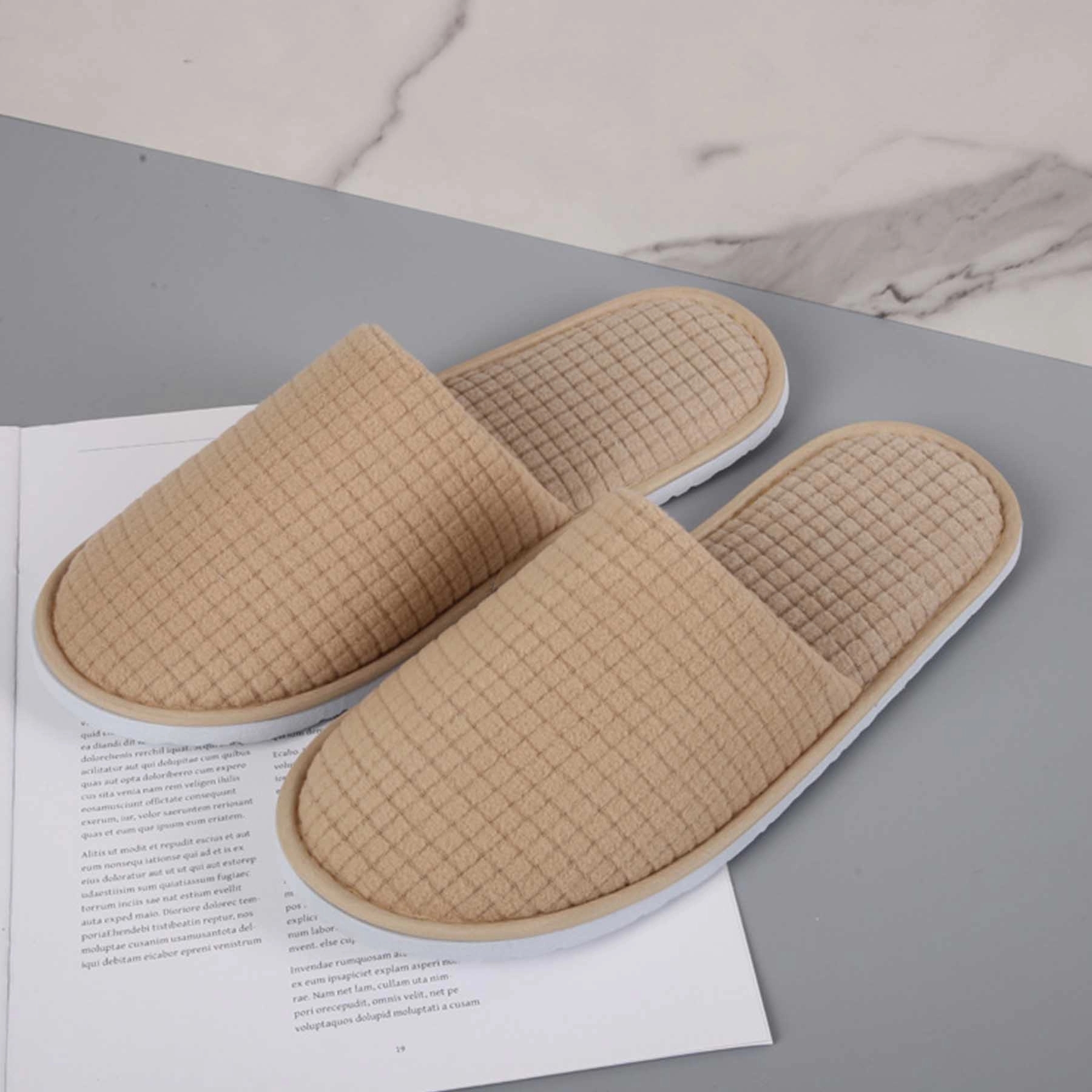Fleece Hotel Indoor Slippers 3