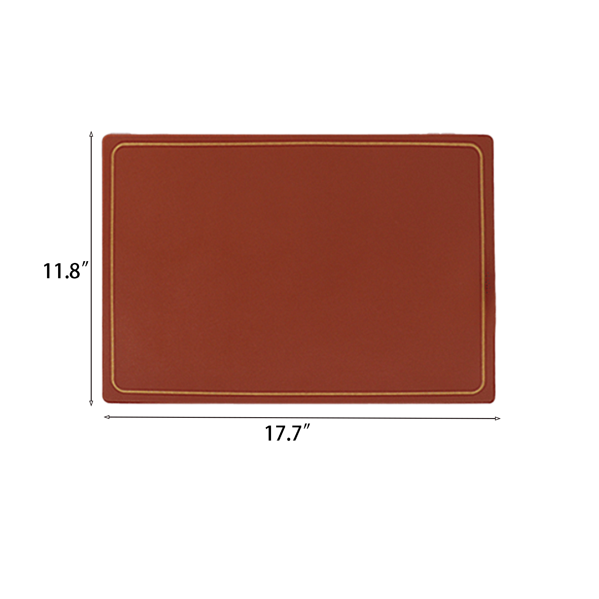 Reversible PU Leather Table Mat ?C Easy Wipe & Water Resistant 2