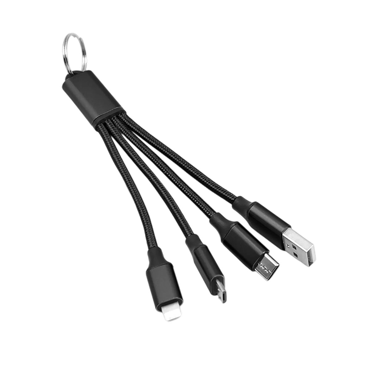 Durable 4 In 1 Keychain Charger for Phones and Tablets 4