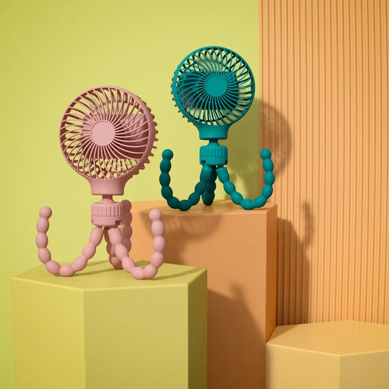 Rechargeable Mini Stroller Fan 4