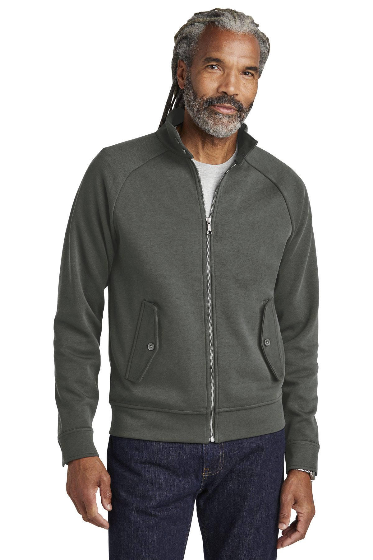 Brooks Brothers Double-Knit Full-Zip BB18210 9
