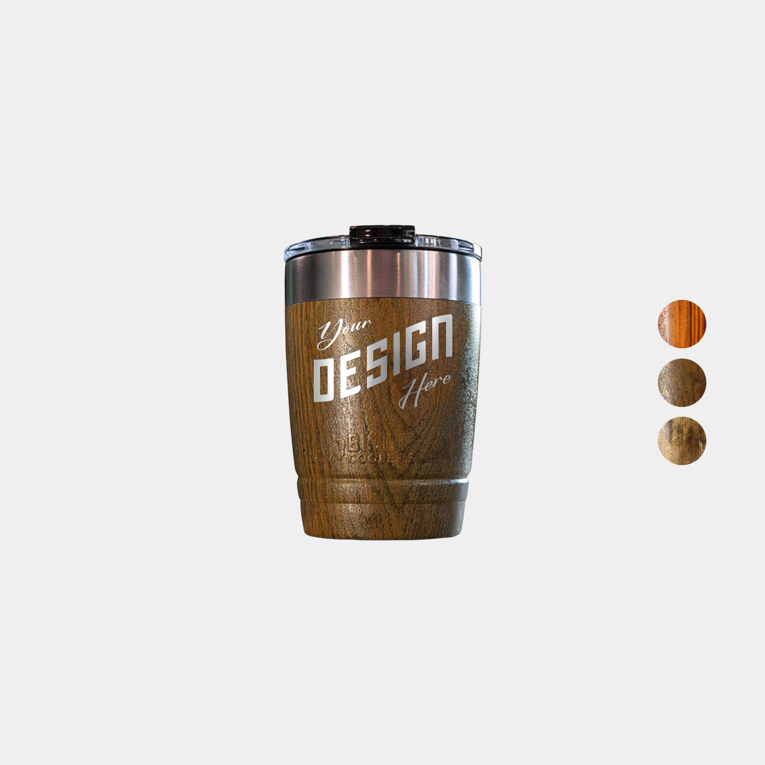 12 oz. Bison® Stainless Steel Insulated Wood Grain Tumbler 2