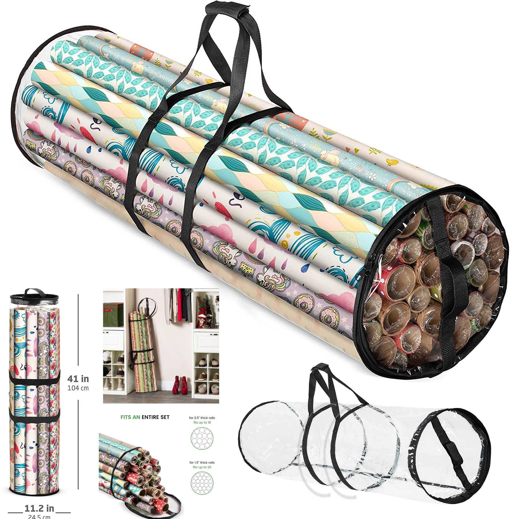 Wrapping Paper Storage Container