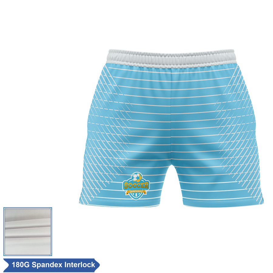 Women's Sublimation Soccer Shorts - 180G Spandex Interlock 4