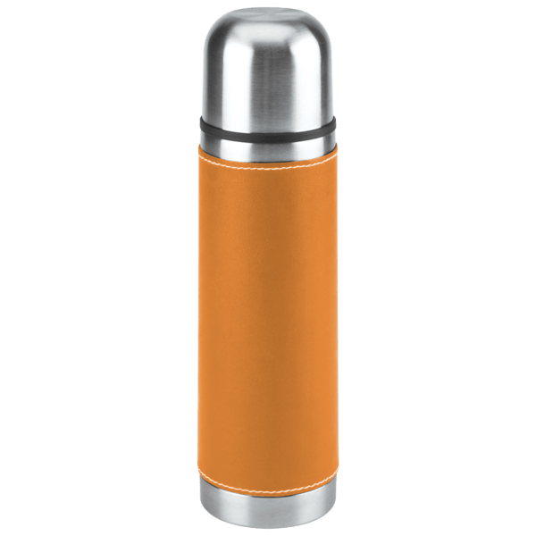 Leatherette Vacuum Bottle - 16 Oz. 14