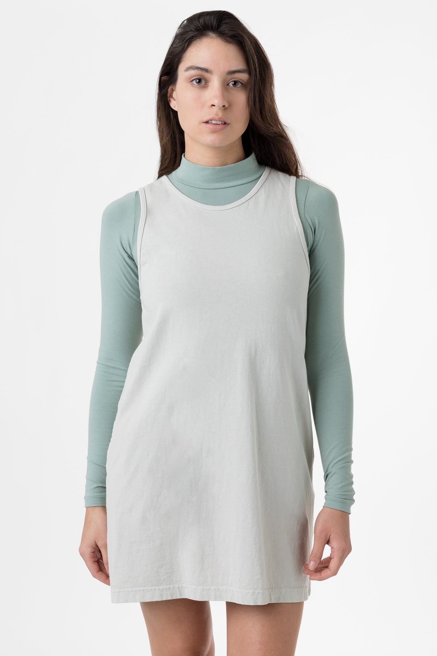 6.5 OZ GARMENT DYE TANK DRESS 14