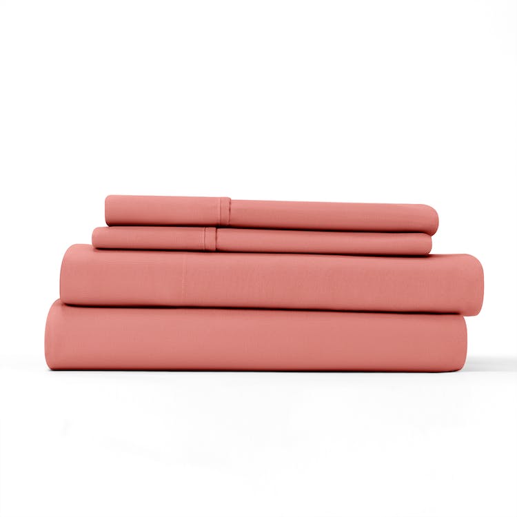 Twin XL Bed Sheet Sets - 3 Piece Clay Ultra Soft 2