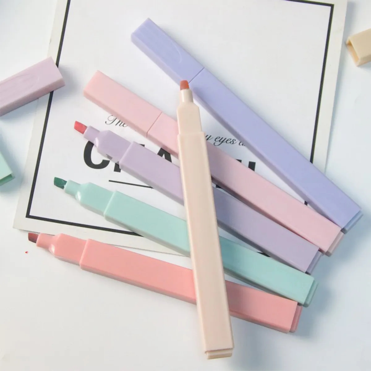 Aesthetic Cute Pastel Highlighters 3