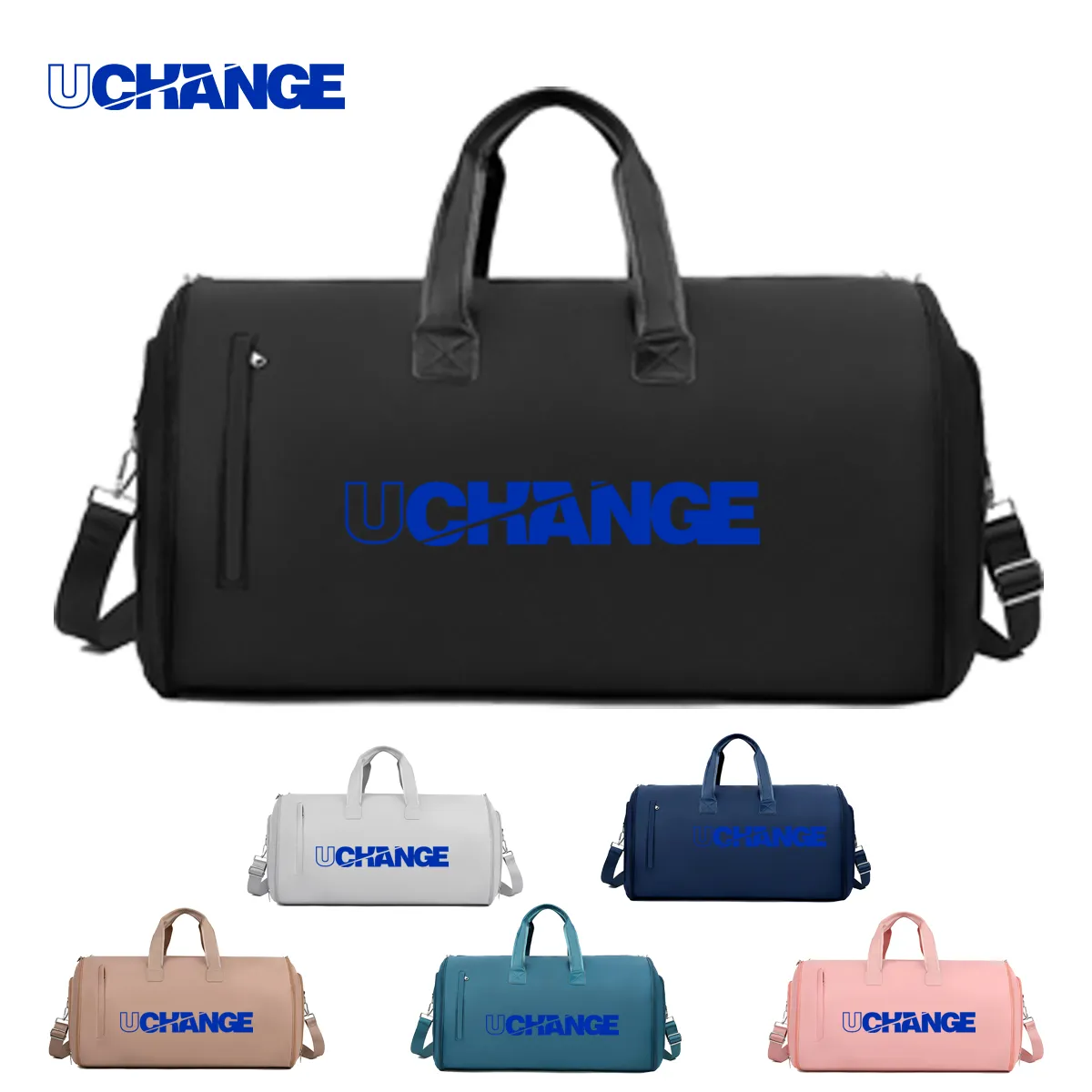 Water-Resistant Weekender Duffel With Shoe Pocket 4