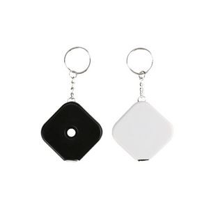 Versatile Square Shaped Tape Ruler Keychain 14