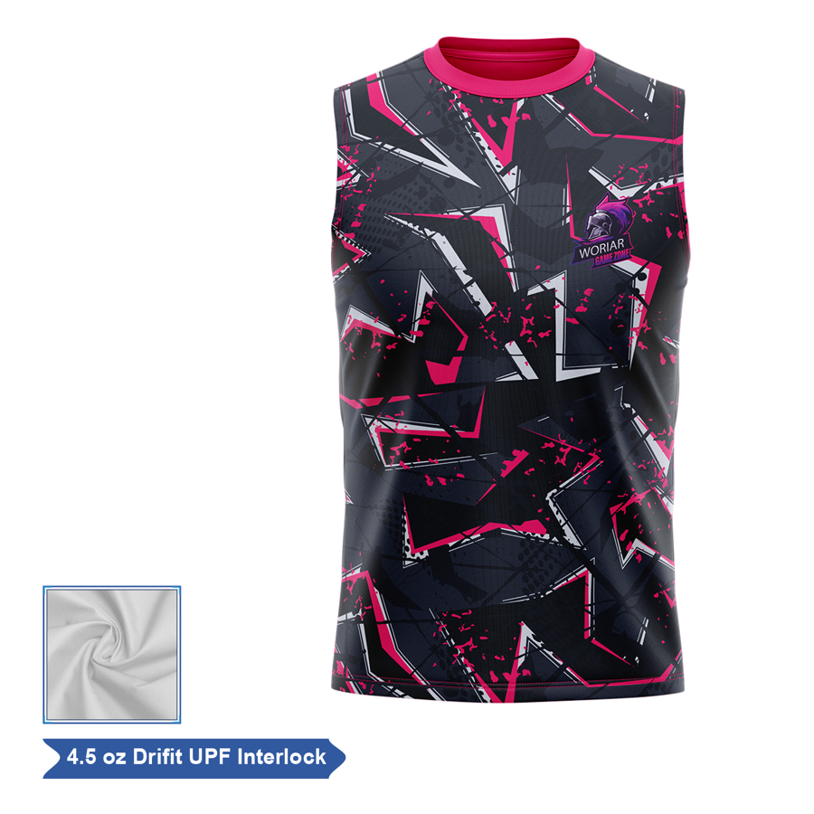Sublimation UPF DriFit Sleeveless T-Shirt - Men, Women, Kids 1