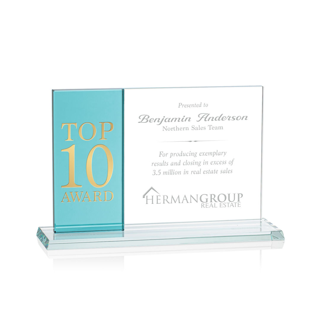 Composite Horizontal Award - Teal 4