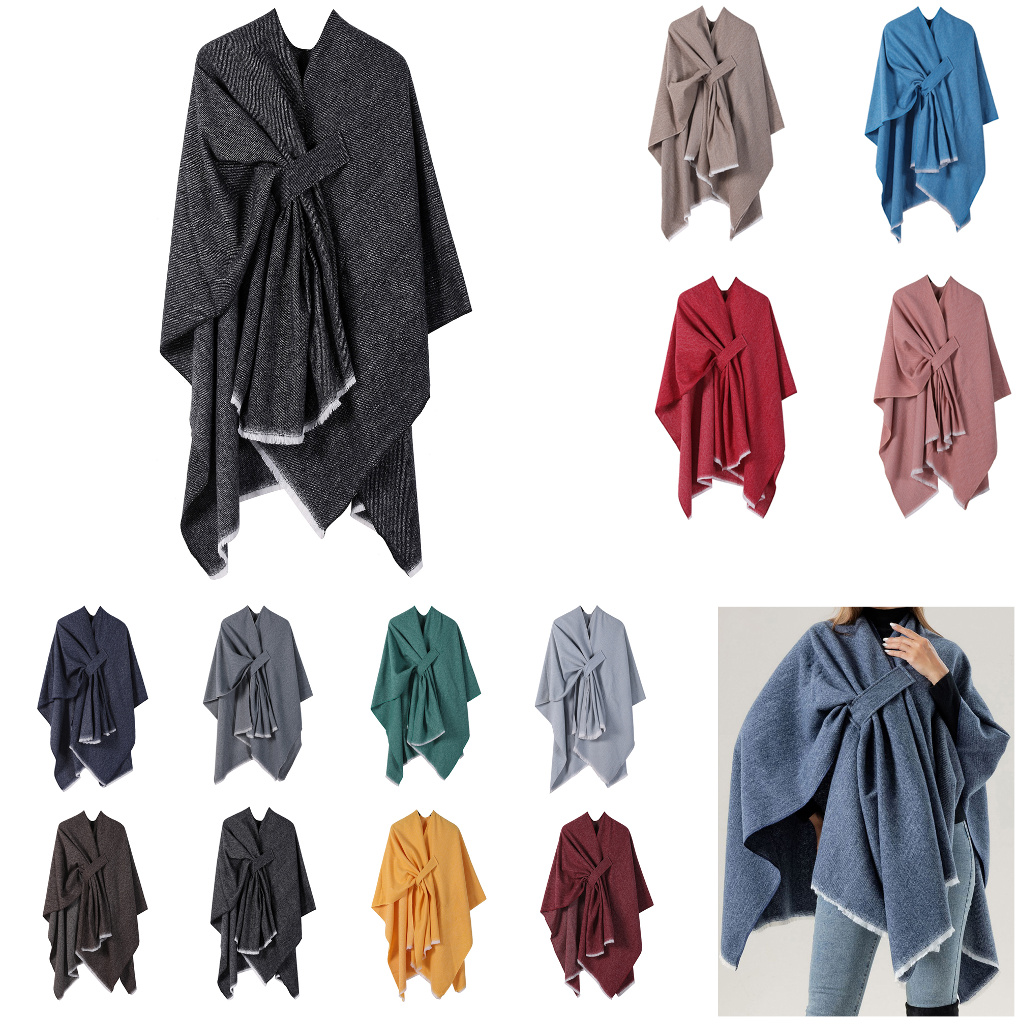 Soft Scarf And Cloak For Autumn And Winter 2