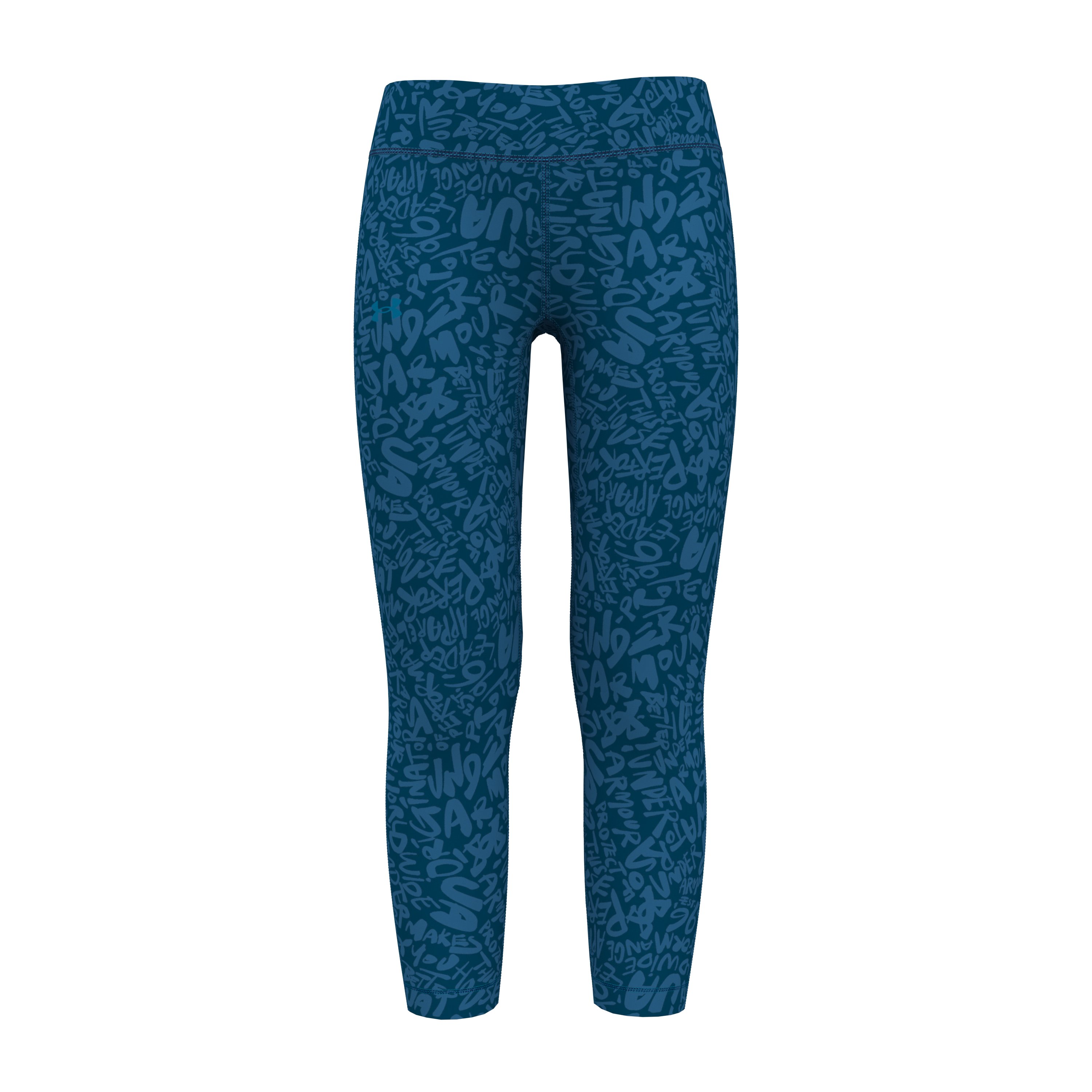 UA Motion Printed Girls' Crop 10