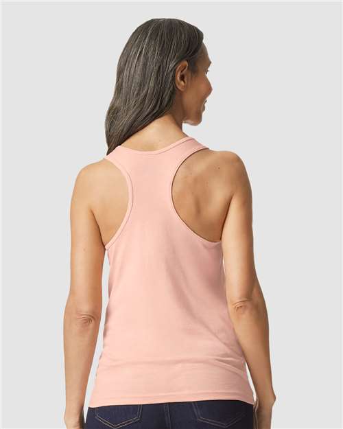 Women's Softstyle® CVC Racerback Tank Top - 64220LCVC 1