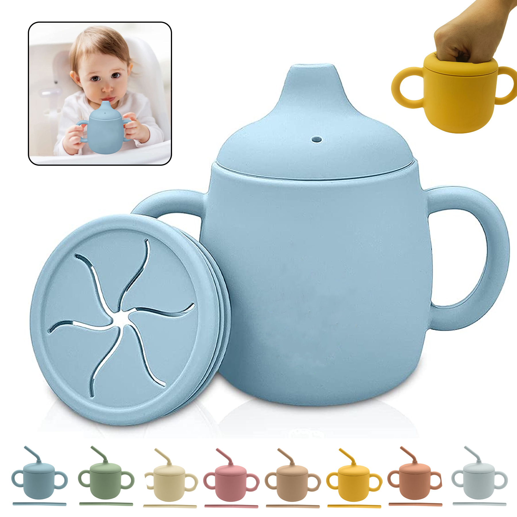 Silicone Sippy Toddler Cup 1