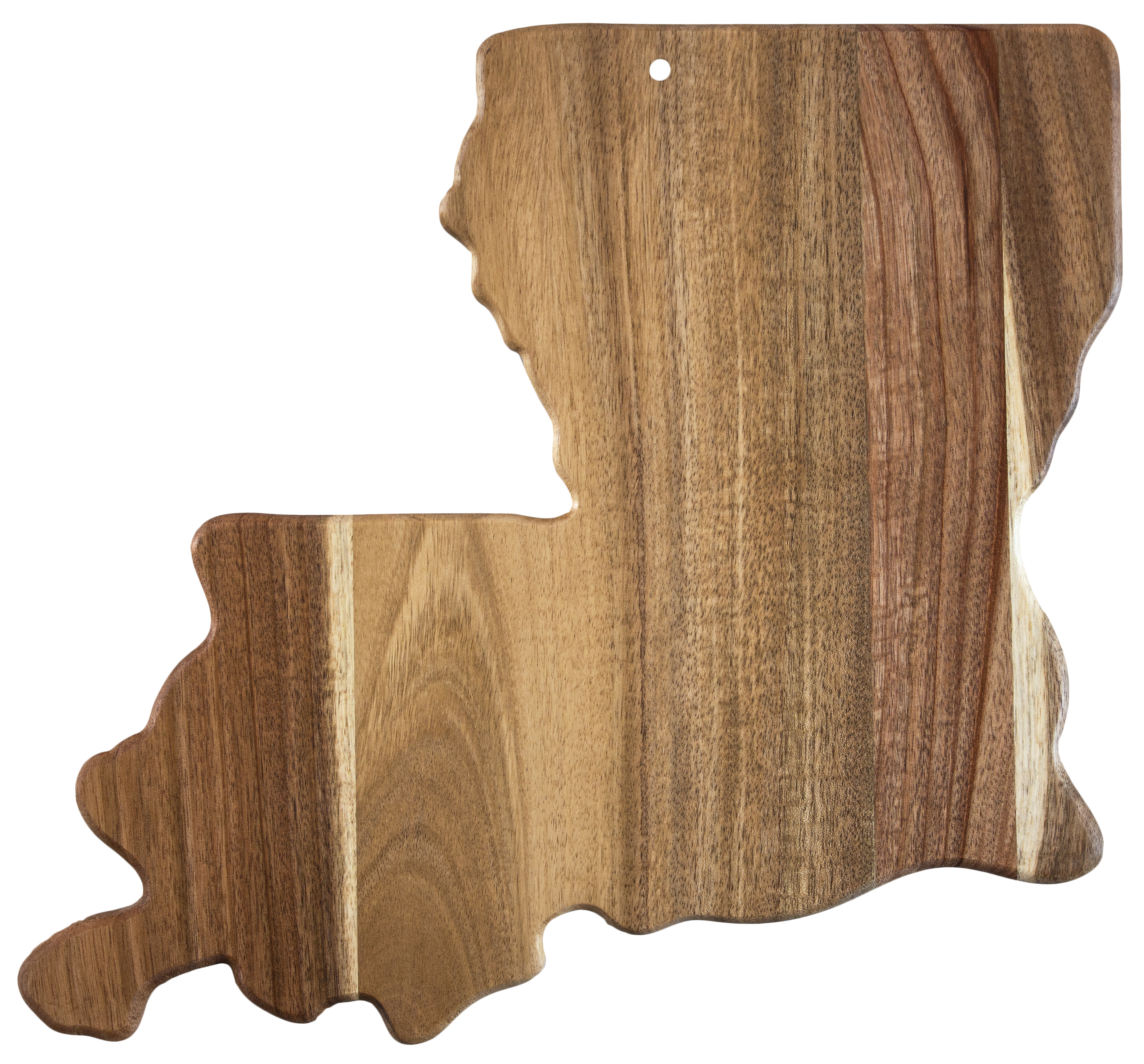 Rock & Branch® Origins Series Louisiana State Shaped Wood Serving and Cutting Board 8