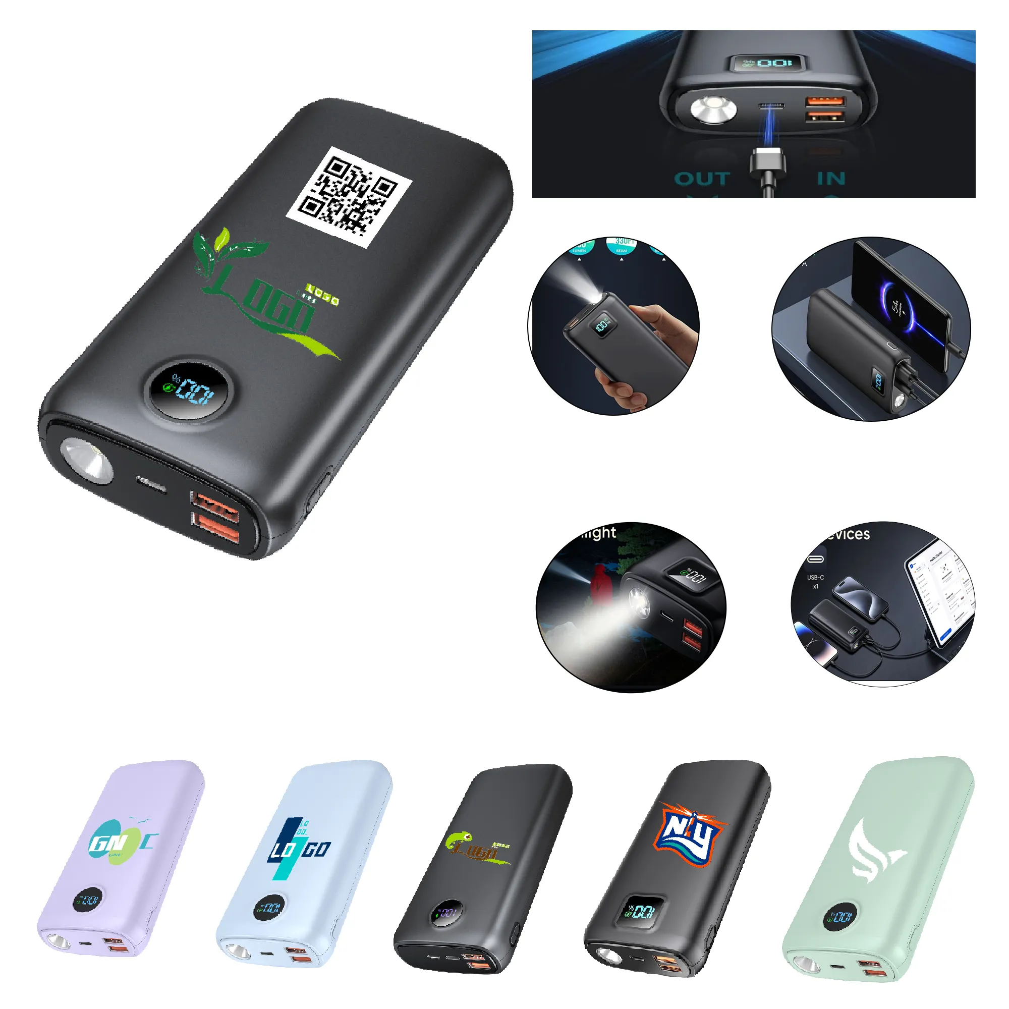 Power Bank Portable Charger 40000mAh 10