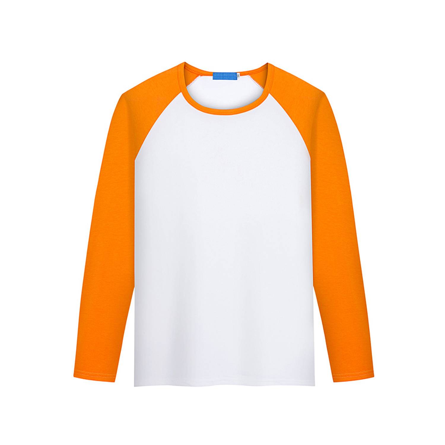 Modal Long Sleeve Colorblock Crew Neck Shirt 8
