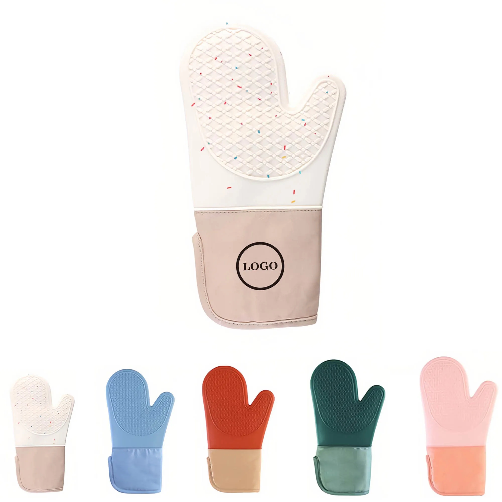 Heat-Resistant Silicone Oven Gloves 6