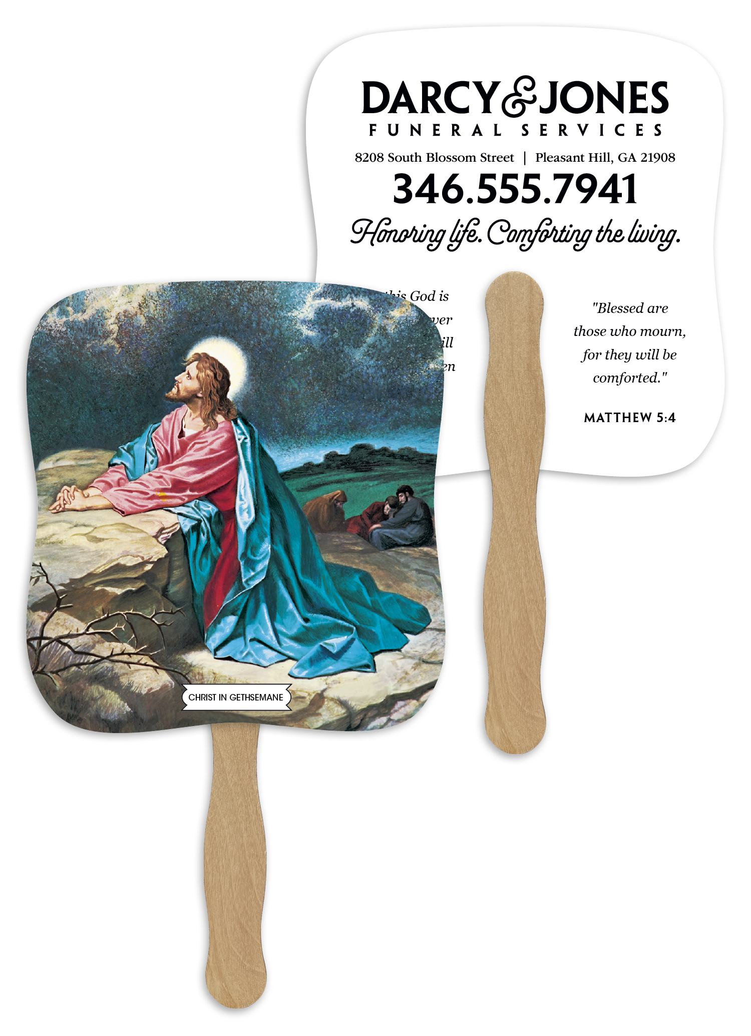 Skinner & Kennedy® Christ In Gethsemane - Pictorial Fan 13
