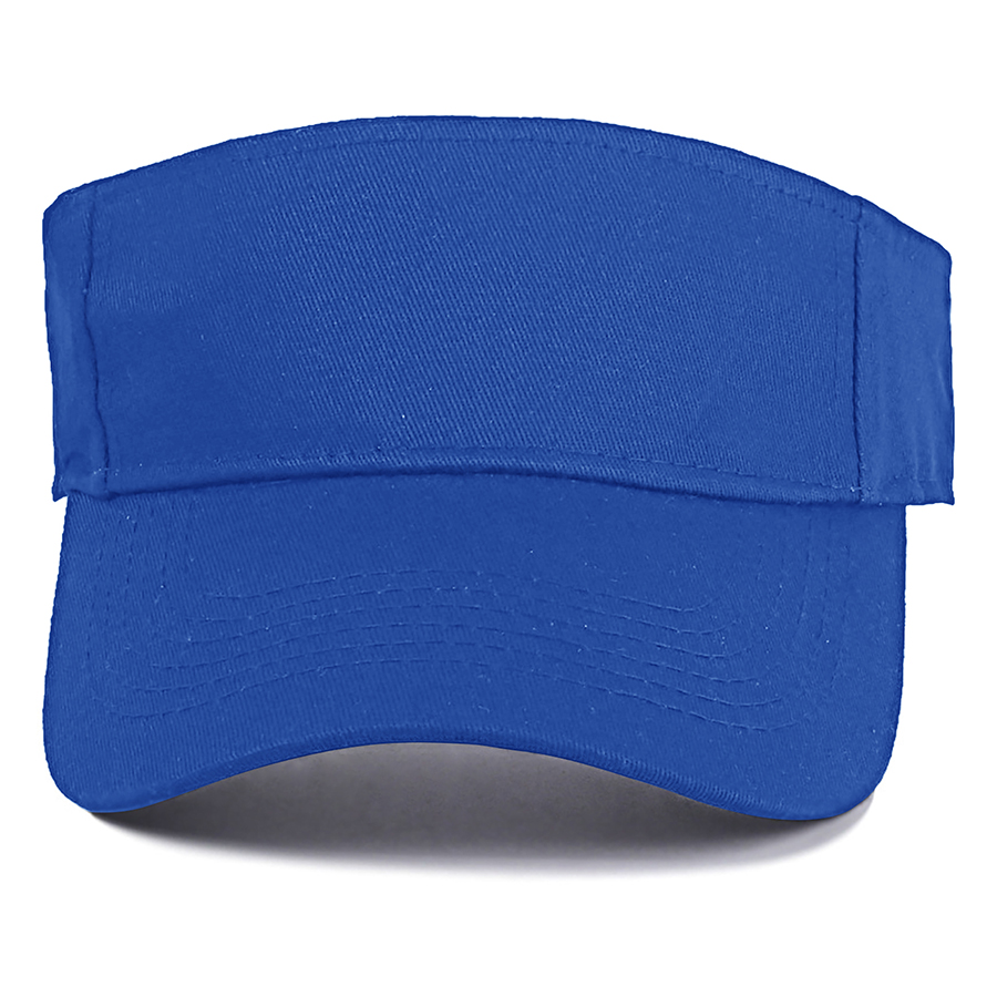 Stock Solid Color Cotton Visor - Sports Style 11