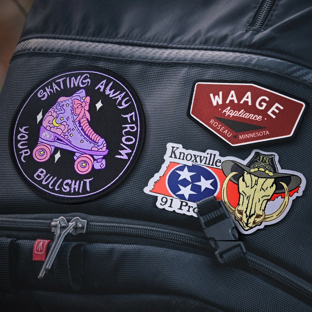 1" Custom Woven Patches 4