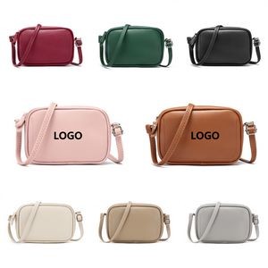 Square Simple Solid Color Bag Ladies Handbag 2